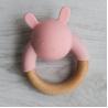 Buy cheap Handbell Wooden Silicone Teether from wholesalers