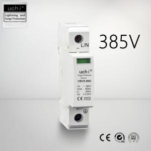 Wholesale EN 61643-11 Type 1+2 Surge Protector , 4 Pole Spd PBT Material from china suppliers