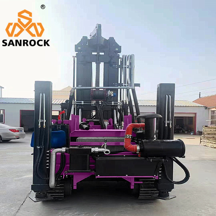 73KW Diesel Engine Water Well Drilling Machine Hydraulic Borehole Water Well Drill Rig