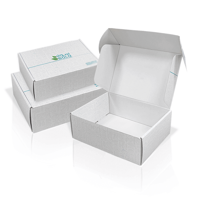 Custom Printed Paper Packaging Corrugated Shipping Boxes for Clothing and Candles
