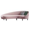 Buy cheap Gelaimei Hotel Lounge Sofa Pink Curved Sofa Modern With ISO14001 from wholesalers