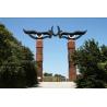Buy cheap Decorative Cast Bronze Sculpture , Eagle Eye Contemporary Bronze Sculpture from wholesalers
