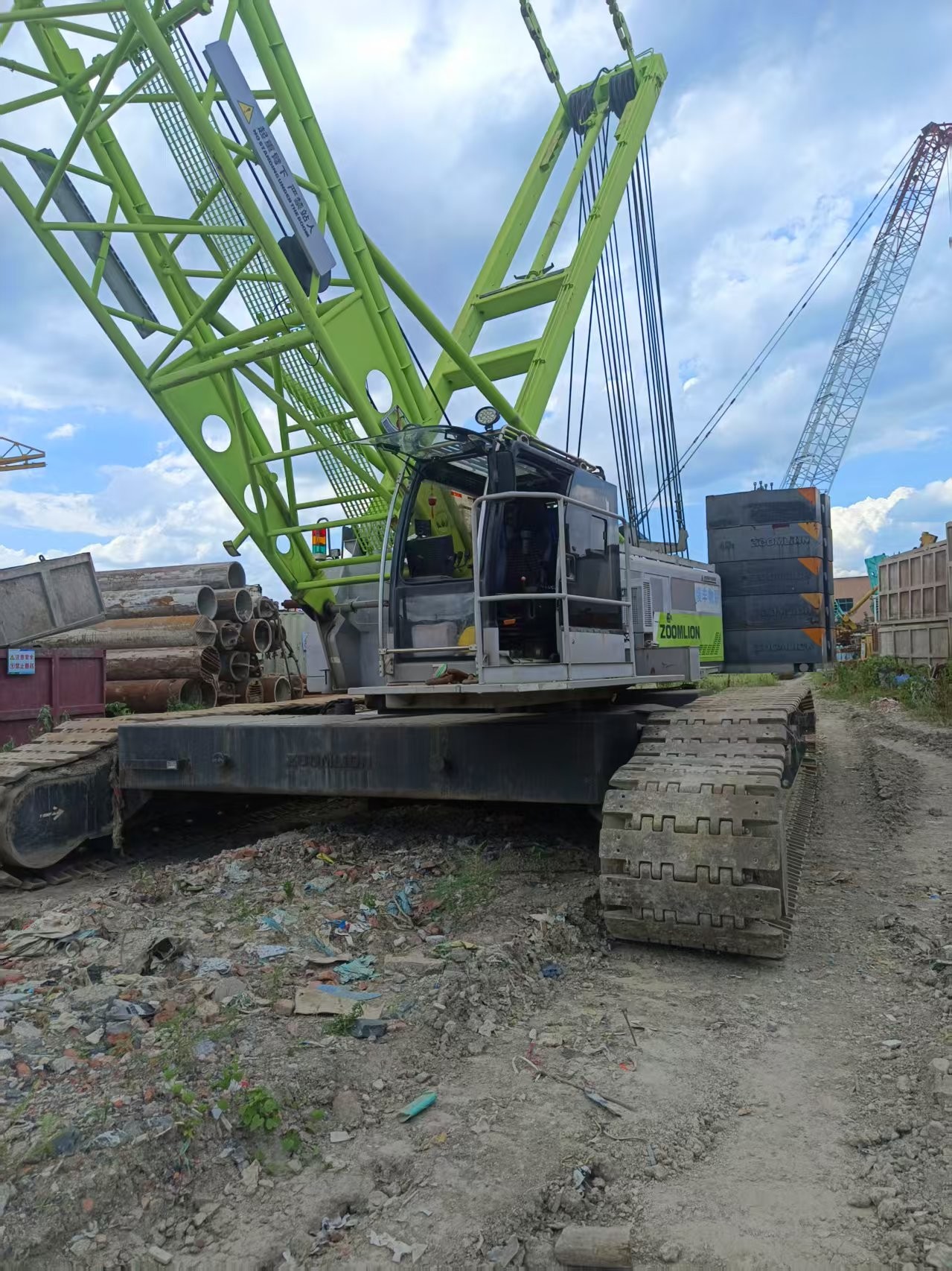 Safe Operation Energy Efficient 180 Ton Lattice Boom Crane For Sale