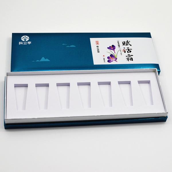 Bottom Lid Kit Luxury Gift Boxes 1000gsm Skincare Packaging With Cutouts EVA