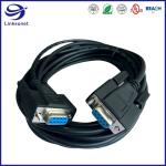 DB9 TPE Silver Male and Female Connector for Electrical Wire Harness
