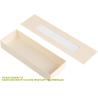 Buy cheap 9 OZ Compostable Food Containers, 100 Rectangle Wooden Bento Boxes-With Window Lid, Grease Resistant, Natural from wholesalers