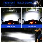 4500LM 6000LM 8000LM H7 Motorcycle Headlight Bulb Ba20D P15D 45W