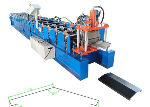 Buy cheap PPGI PPGL Color Steel Galvanized Ridge Capping Roll Forming Machine Hydraulic Cutting from wholesalers