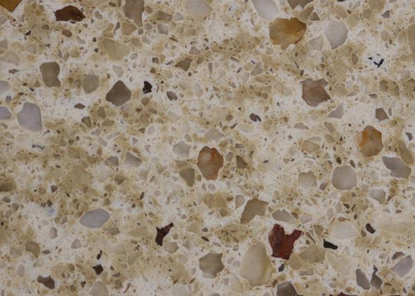 Buy cheap Cut To Size Quartz Kitchen Top , Mixed Color Stone Kitchen Countertops 12-30mm from wholesalers
