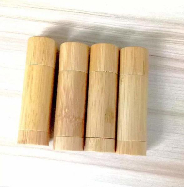 Buy cheap Screen Printing Bamboo Lipstick Tube With Powder Brush OEM / ODM Acceptable from wholesalers