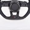 Buy cheap 350mm Leather Forged R8 Carbon Fiber Steering Wheel 2022 New Custom from wholesalers
