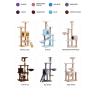 Buy cheap Cat Tree House Scratching Post Heavy Duty Sisal Rope Cat Tower Column Climbing from wholesalers