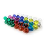 Clear neodymium magnetic push pin small fridge magnets for sale
