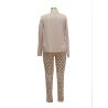 Buy cheap Homelike Spring / Fall Ladies Loungewear Sets Shallow Pink Mesh Shoulder from wholesalers