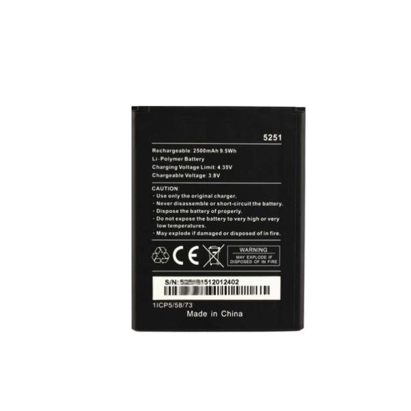 Buy cheap 2500mAh Smartphone Battery Replacement , 9.5Wh Wiko Rainbow Battery Replacement from wholesalers