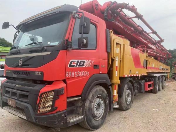 Buy cheap 1400mm Feeding Height 62m Volvo Chassis Truck Mounted Pump for Construction Equipment from wholesalers