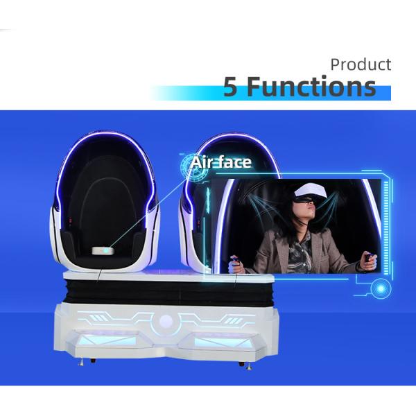 9d Cinema 360 Rotation VR Egg Shooting Simulator For Shopping Mall