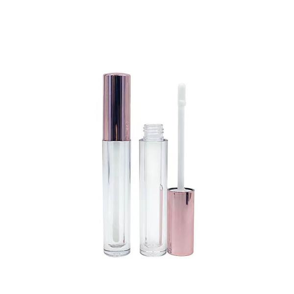 Buy cheap Rubber Seal Screw Closure Plastic Lip Balm Tube for Cosmetic Container Packaging Custom 4g Empty Round Mouth Lipstick Tube With from wholesalers