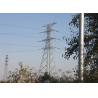 Buy cheap 110KV Electric Power Transmission Steel Tower Double / Single Conduct Circuit from wholesalers