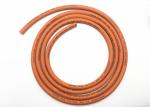 NBR Material Orange Rubber Lpg Gas Hose 5 / 16 Inch for Domestic Cooking