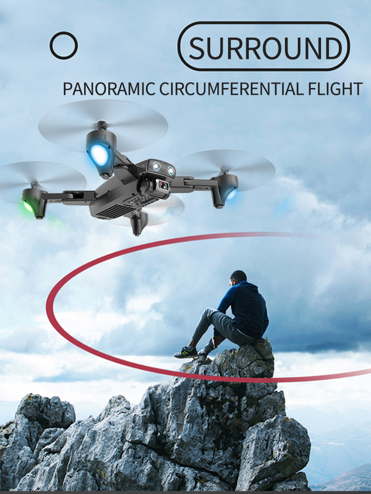 100m 4K WiFi FPV Foldable 5G RC Quadcopter Drone