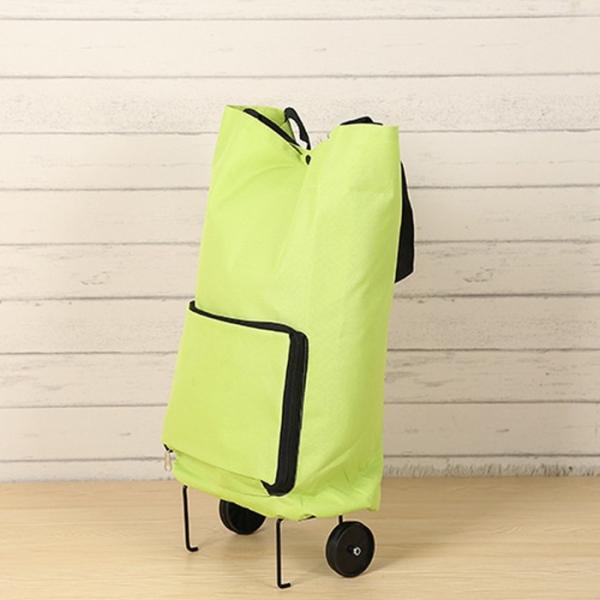 Buy cheap Market Foldable Reusable Shopping Bags 2 Wheels Luggage Vegetable Trolley Bag from wholesalers