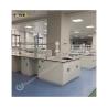 Buy cheap Customizable Lab Island Bench With White Blue Or Grey Finish 2 Doors 2 Cabinets 4 Drawers 4 Wheels from wholesalers