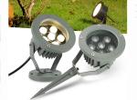 LED Projection Spotlight Waterproof Round Floor Lamp Plug-in Outdoor Lawn Villa