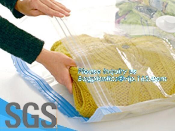 Buy cheap bedding with suction valve, Vacuum Bags Storage For Clothes With Pump, vacuum compressed bags, bagplastics, bagease from wholesalers
