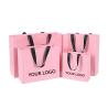 Buy cheap Custom Order Accepted Luxury Paper Bags with Ribbon Handle and Your Logo on Cardboard from wholesalers