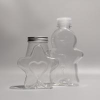 Buy cheap Different Shape Food Grade PET Plastic Bottles with Screw On Lid For Boba Tea product