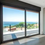 Optional Colour Thermal Break Double Tempered Security Aluminum Glass Sliding