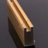 Buy cheap Gold Anodized ISO Standard Light Weight Aluminum Windows Profile from wholesalers