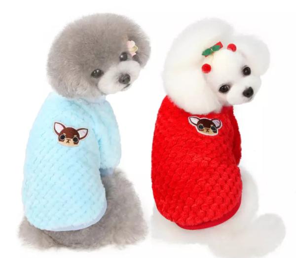 Buy cheap Soft Warm Pet Product Cute Funnm Dog Plain Sweaters Luxury Small Dog Clothes from wholesalers