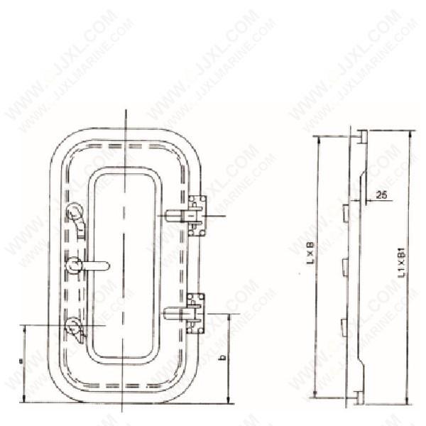 Buy cheap Aluminium Weld Weathertight Door from wholesalers