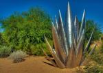 Buy cheap OEM ODM Aloe Vera Polished Stainless Steel Sculpture For Park Decoration from wholesalers
