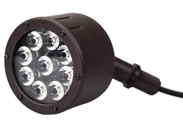 Buy cheap 9 PCS 12w LED Garden Spotlights High Temperature Acrylic Optic 12091BZRL from wholesalers