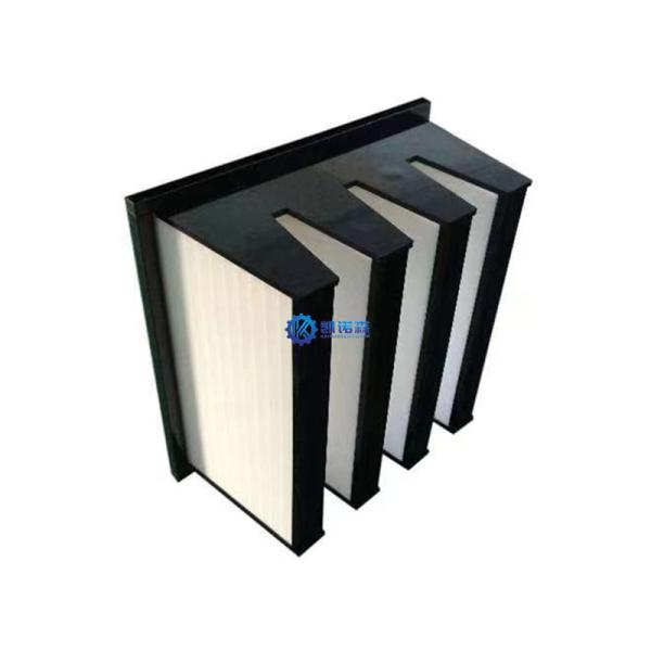 Buy cheap 99.99% V Bank Industrial Air Filter 520*520*60mm All Metal Frame from wholesalers