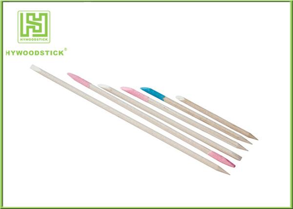 Buy cheap Slim Round Wooden Manicure Sticks , 100% Birch Wooden Nail Sticks from wholesalers