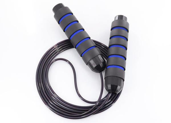 Buy cheap Customized Logo Fitness Jump Rope Professional With 325g Weight And Black Color from wholesalers