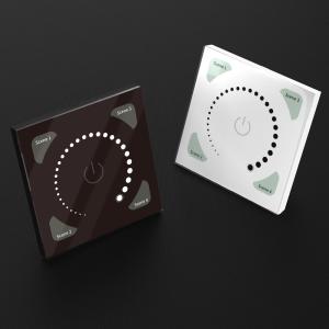 China Intelligent DALI Touch Screen Lighting Control Panel Switch 60mA Long Lifespan on sale