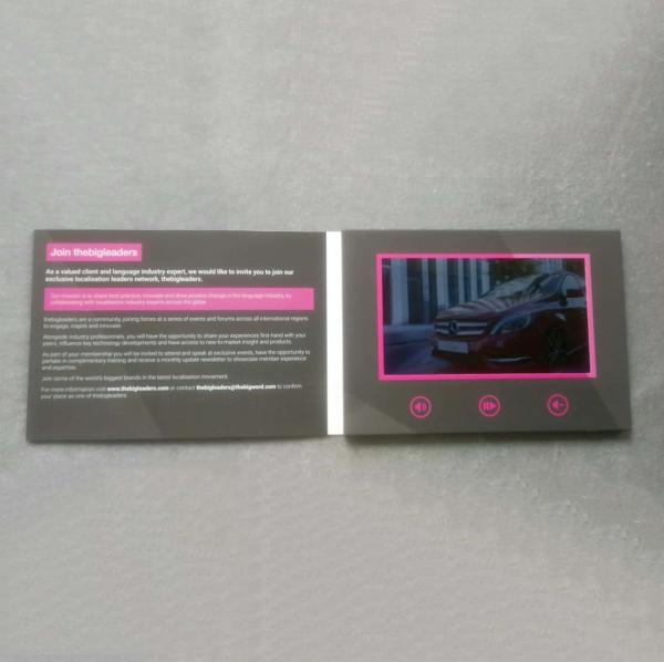 Buy cheap Custom Digital Video Advertising Brochure 7inch Video Brochure for Recruitment & Brand Promotion | Language Services Industry from wholesalers