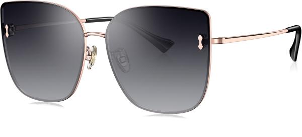 Buy cheap TAC Polarized Cat Eye Sunglasses Ladies Polarised Sunglasses Rose Gold from wholesalers