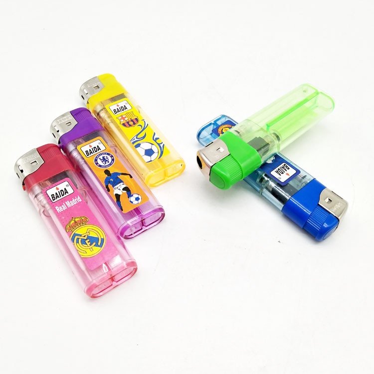 Cheapest Price Printing Slim Candle Lighter Custom Logo Electric Gas Lighter
