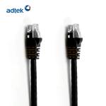 100% Bare Copper Patch Cord Fire Resistant Shielded SFTP CAT6 Cable