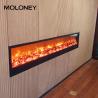 Buy cheap 70inch Fixed Glass Flush Mount Electric Fireplace Fire Simulation from wholesalers