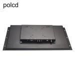 PC Metal Frame Rack Mounting Open Frame Resistive Touch Monitor 18.5" Industrial