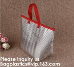 Insulated Thermal Non Woven Aluminum Foil Cooler Bag For Frozen Food,Reusable
