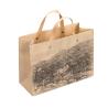 Buy cheap Printed Coloured Paper Carrier Bags Purse Packaging Rivet Flat Paper Handle from wholesalers