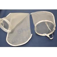 Buy cheap High Removal Efficiency Nylon Filter Bags , Filter Media Bags With Steel Ring product